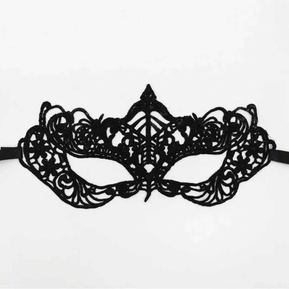 Elegant Gold Lace Masquerade Mask - Perfect for Enchanting Evenings! New!